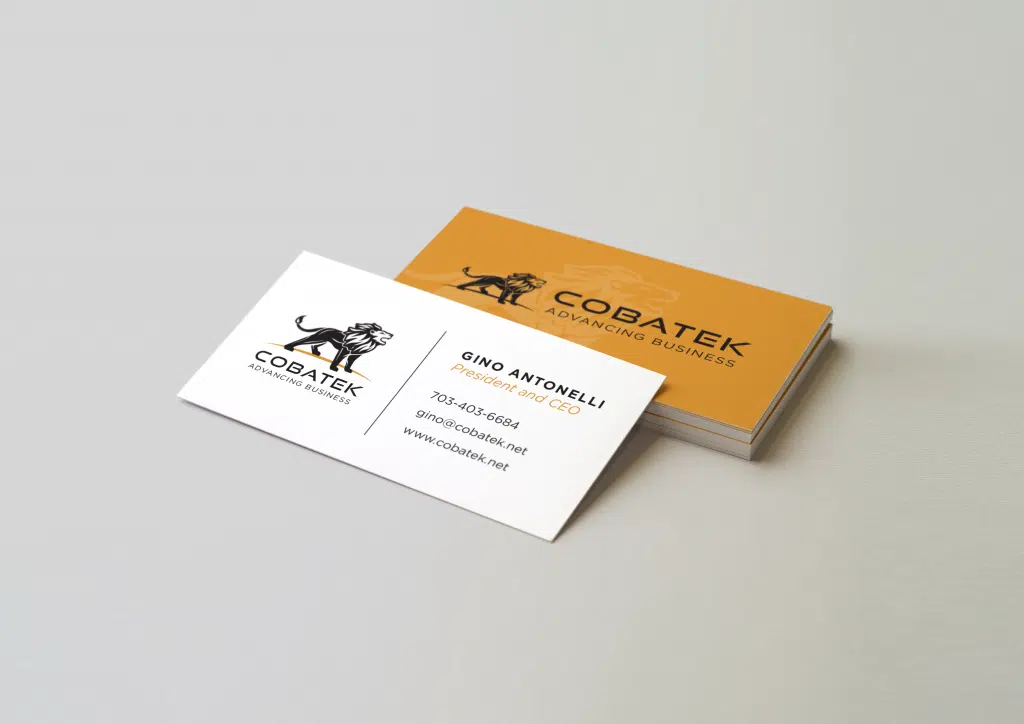 Business Card Design for Consulting Company